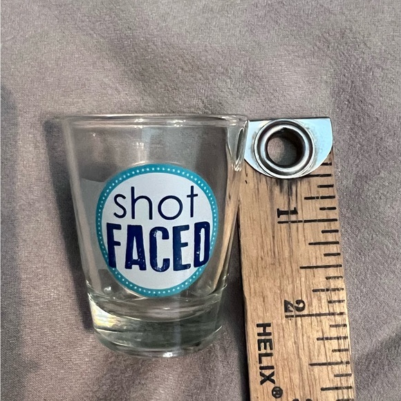 Shot Glasses Set Humorous Glasses ‘Shot Faced’ - Picture 4 of 4